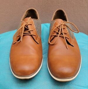 Sonoma Vitalize Ortholite Tyson Cognac Shoes Men's Size 8M Brown Tan Casual Oxfo